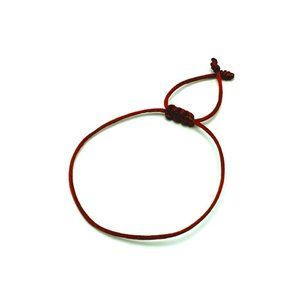 Red String Bracelet with Macrame closure